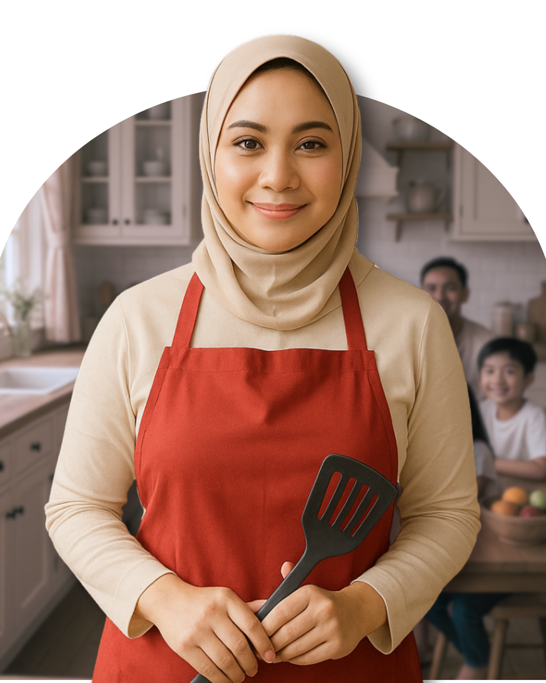 (no bg) ibu memasak daging saikoro - toko daging tangerang selatan